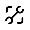 Icon schwarz Werkzeug für Bremsenservice
