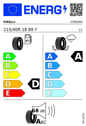 PIRELLI P ZERO™ (PZ4) SPORTS CAR 215/40 R18 89 Y