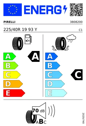 PIRELLI P ZERO™ (PZ4) LUXURY SALOON 225/40 R19 93 Y