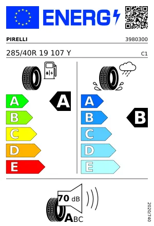 PIRELLI P ZERO™ (PZ4) LUXURY SALOON 285/40 R19 107 Y