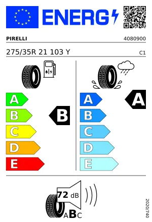PIRELLI P ZERO™ (PZ4) SPORTS CAR 275/35 R21 103 Y