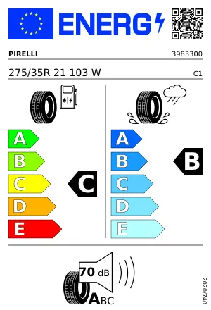 PIRELLI P ZERO™ (PZ4) LUXURY SALOON 275/35 R21 103 W