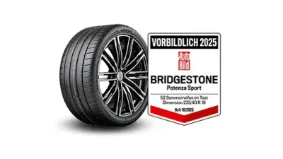 Bridgestone Potenza Sport, Premium-Sommerreifen für PKW, SUV und Allradfahrzeuge, mit Testlabel Auto Bild 2025 "vorbildlich"