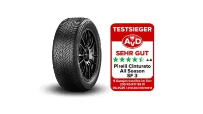 Pirelli CINTURATO All Season SF 3, Premium-Ganzjahresreifen für PKW und SUV, Testsieger AVD 2025
