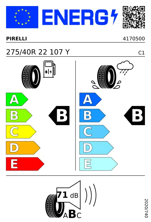  PIRELLI P ZERO™ (PZ4) SPORTS CAR 275/40 R22 107 Y