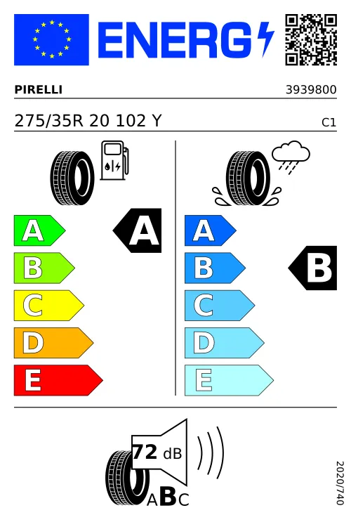 PIRELLI P ZERO™ (PZ4) SPORTS CAR 275/35 R20 102 Y