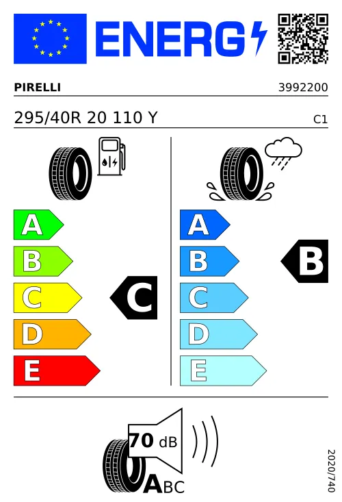  PIRELLI P ZERO™ (PZ4) SPORTS CAR 295/40 R20 110 Y