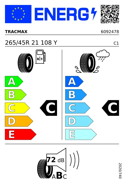 TRACMAX X PRIVILO RS-01 265/45 R21 108 Y