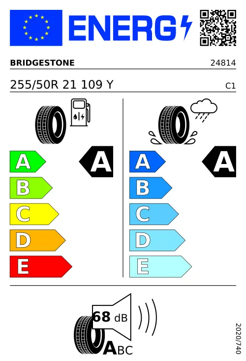  BRIDGESTONE Alenza 001 255/50 R21 109 Y