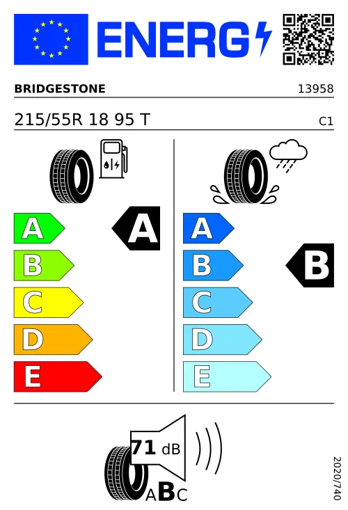  BRIDGESTONE Turanza Eco 215/55 R18 95 T