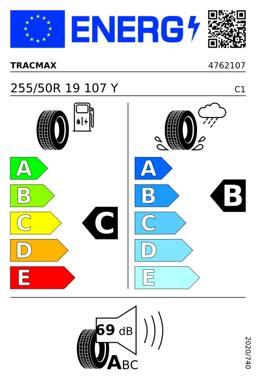  TRACMAX X PRIVILO TX-3 255/50 R19 107 Y