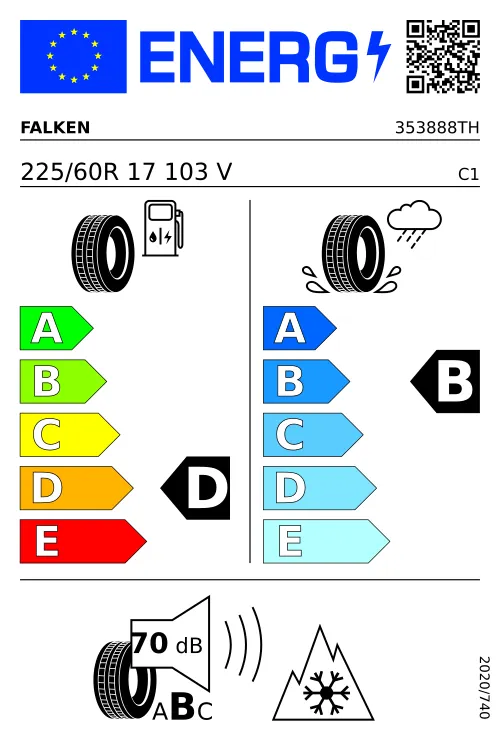  FALKEN Eurowinter HS02 Pro 225/60 R17 103 V