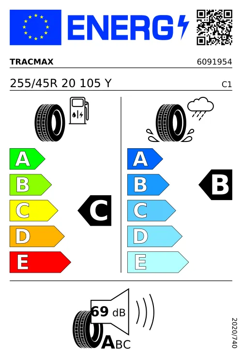 TRACMAX X PRIVILO TX-3 255/45 R20 105 Y