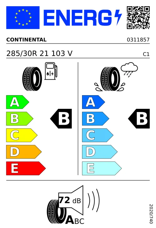  CONTINENTAL EcoContact™ 6 Q 285/30 R21 103 V
