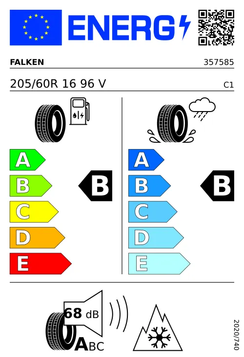  FALKEN EUROALL SEAS.AS220 205/60 R16 96 V