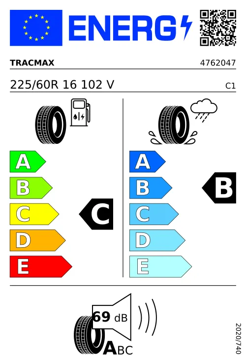  TRACMAX X PRIVILO TX-1 225/60 R16 102 V