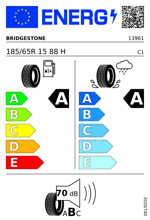  BRIDGESTONE Turanza Eco 185/65 R15 88 H