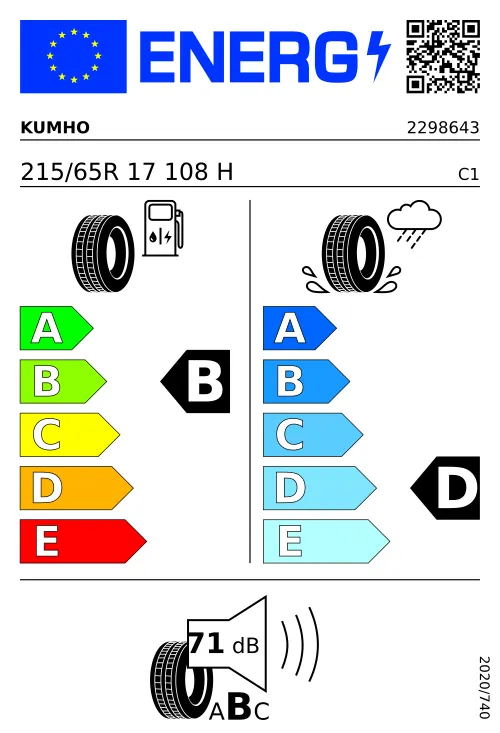  KUMHO PROTRAN KC53 215/65 R17 108 H
