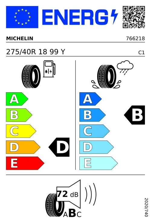  MICHELIN Pilot Super Sport 275/40 R18 99 Y