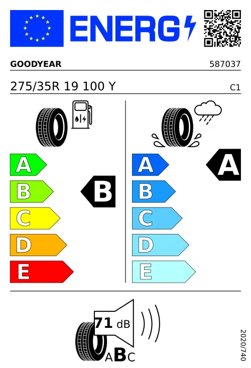  GOODYEAR Eagle F1 Supersport 275/35 R19 100 Y