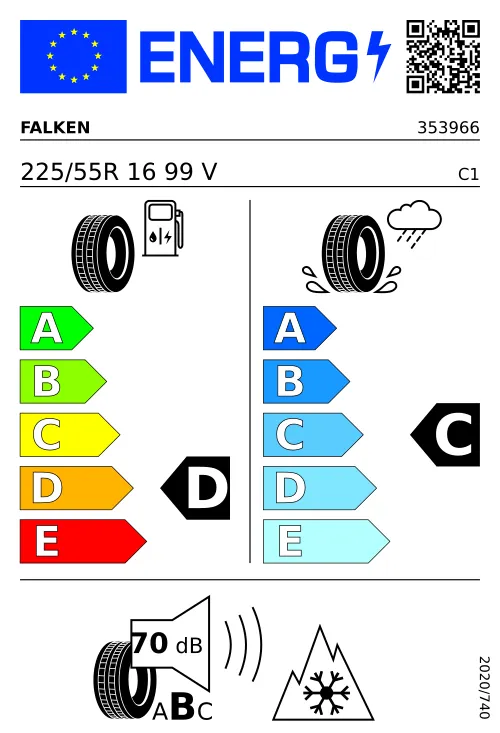  FALKEN Eurowinter HS02 Pro 225/55 R16 99 V