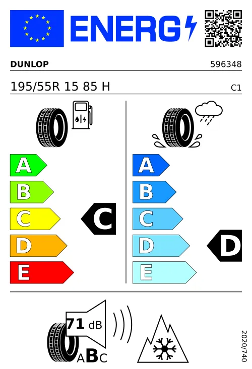  DUNLOP ALL SEASON-2 195/55 R15 85 H