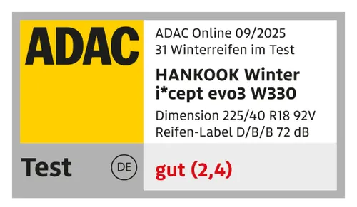  HANKOOK WINTER ICEPT EVO-3 W-330 205/40 R18 86 V