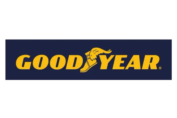Das Logo von Goodyear.